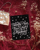 FREE PHOTOSHOP MOCKUPS TO SHOW OFF YOUR NEW YEAR’S ART