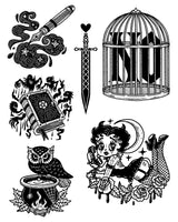 Dark Academia Flash Tattoo Tickets