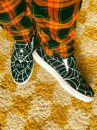 Hell Bent Spider Halloween Shoes