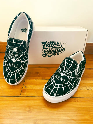 Hell Bent Spider Halloween Shoes