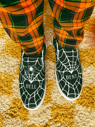 Hell Bent Spider Halloween Shoes