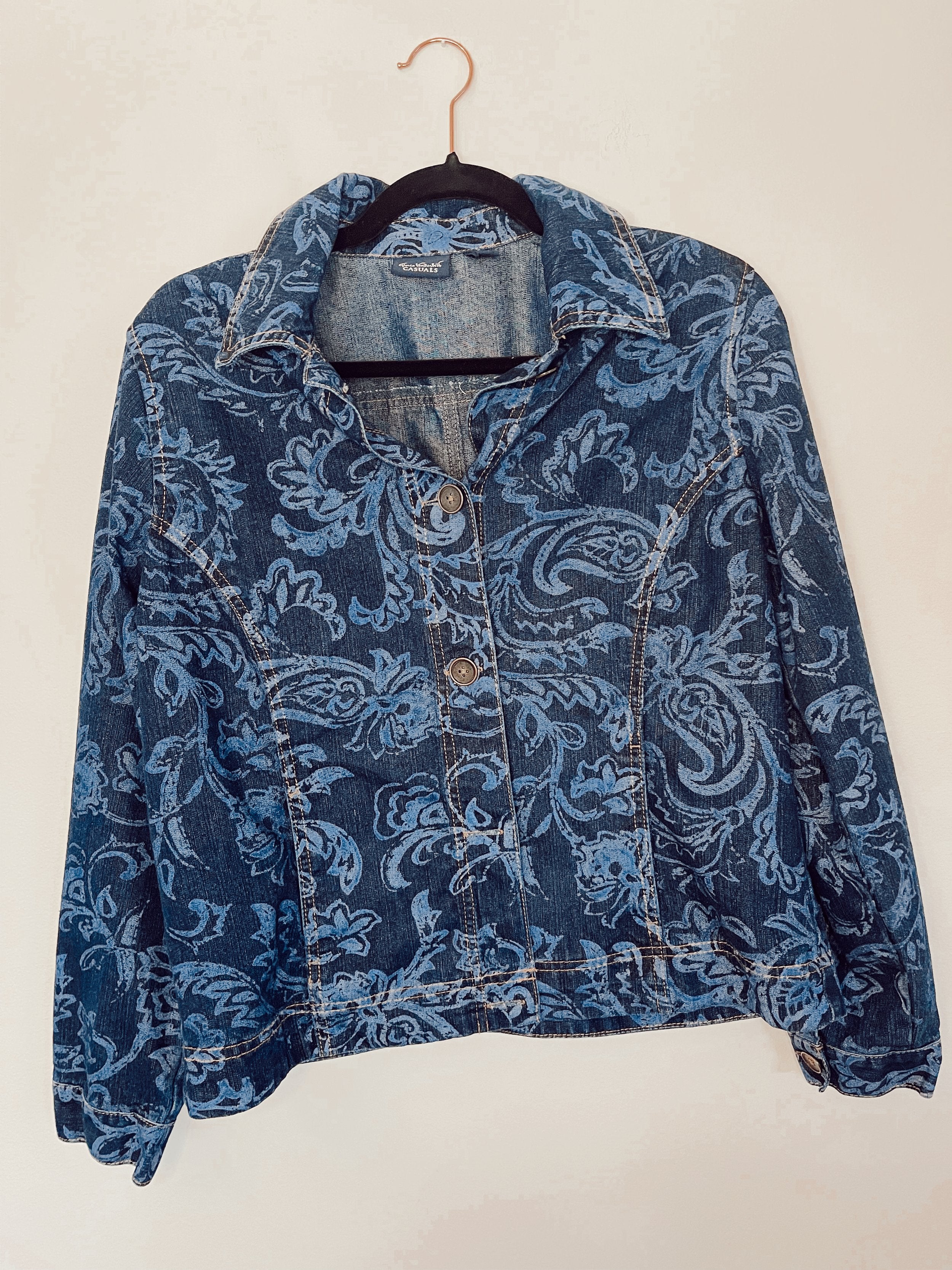 Paisley Jean Jacket – Letter Shoppe